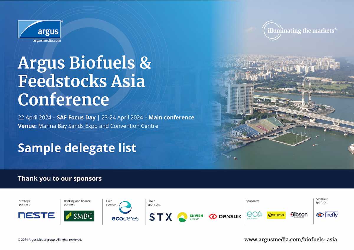 Biofuels Asia Sample Attendee List