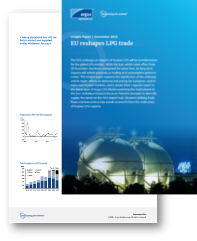 The EU reshapes LPG trade following ban