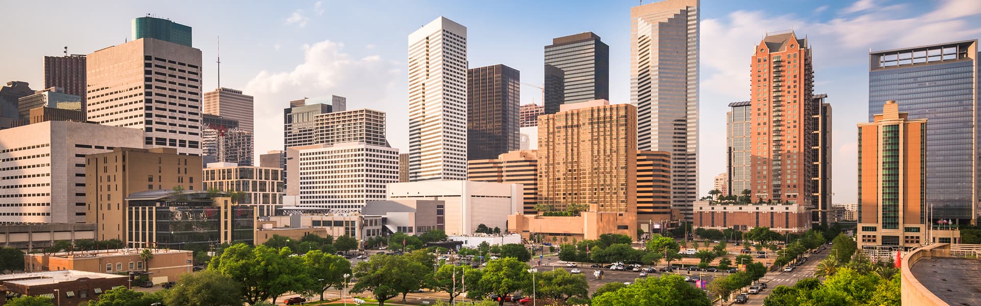 Houston Texas skyline hero for sitecore