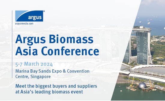 Argus Biomass Asia Conference delegate brochure cover