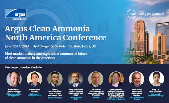 Argus Clean Ammonia North America Conference - event brochure cover