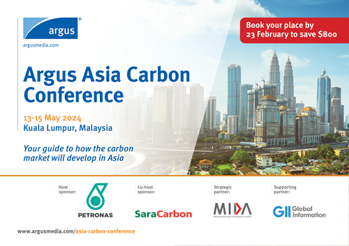 Argus Asia Carbon Conference brochure thumbnail