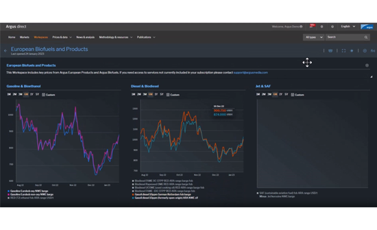 Argus Direct Workspaces - screenshot
